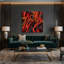 Art mural sur toile Biomorphic Abstraction 84-496732652