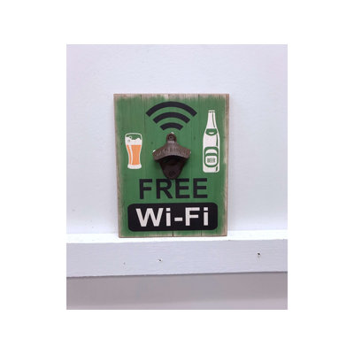 Ouvre-bouteille Bandeen «Free Wifi»