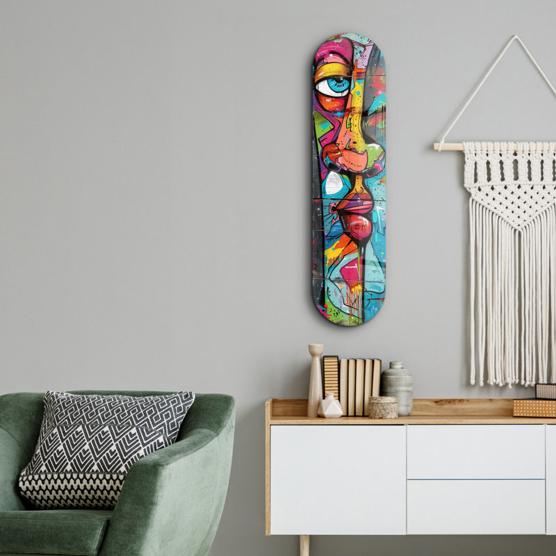 Peinture décorative en verre trempé