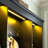 Elegant APP-Controlled LED Hall Tree with Roman Column Design and Smart Storage Bench - White-1050829128