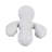 Decorative Wooden Cactus Sculpture Figurine for Home Decor - Modern Southwestern Object Accent for Table, or Living Room Decoration - White-1352402455