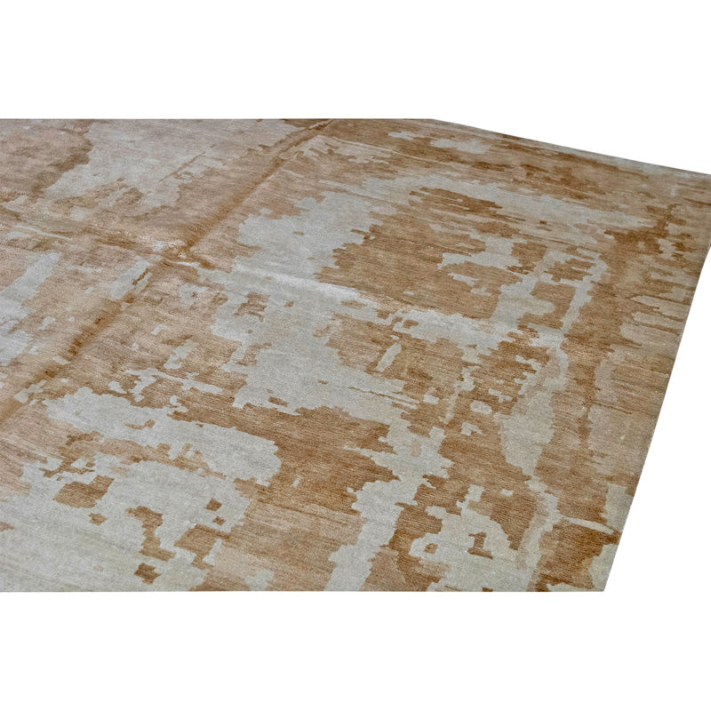 Tapis rectangulaire noué à la main