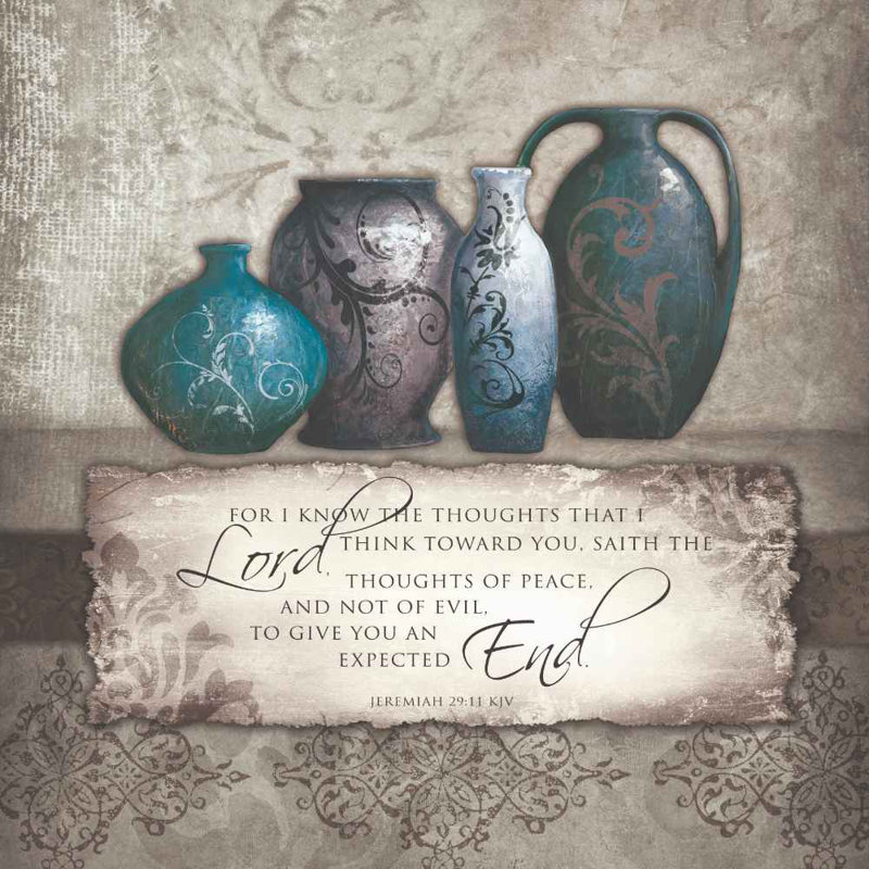 Religious Vases And Pots - Wrapped Canvas Painting, 76cm H x 76cm W x 3.8cm D