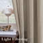 Rideaux semi-transparents avec œillets en mélange de lin - 37 po / 52 po de largeur, panneaux semi-privés et filtrant la lumière pour chambre à coucher -1267717068-1267717069