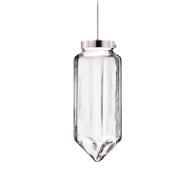Facet 1 - Light LED Pendant, Clear