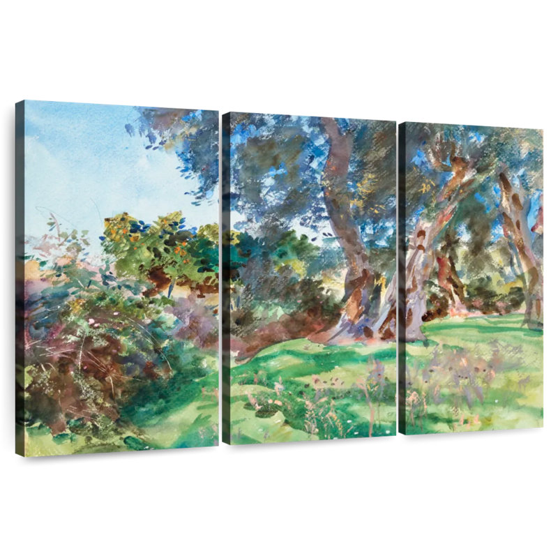 Harnek Olive Trees Corfu 1909, 28" H x 45" W