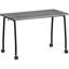 Rectangle 2 Person 23.63'' L Training Table with Casters-66943852-66943853