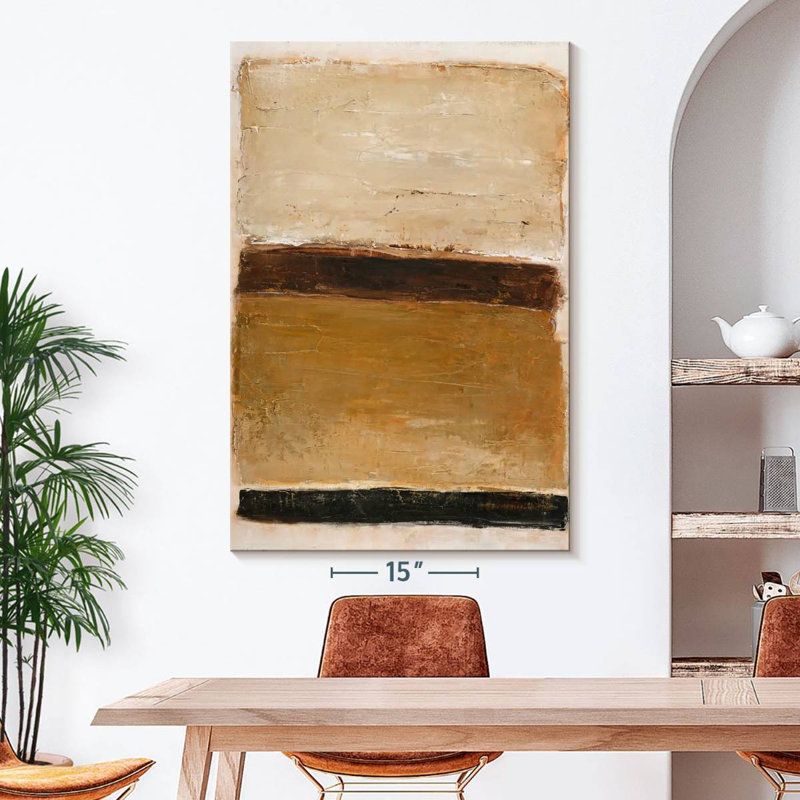 Ochre Square, 51" H x 34" W