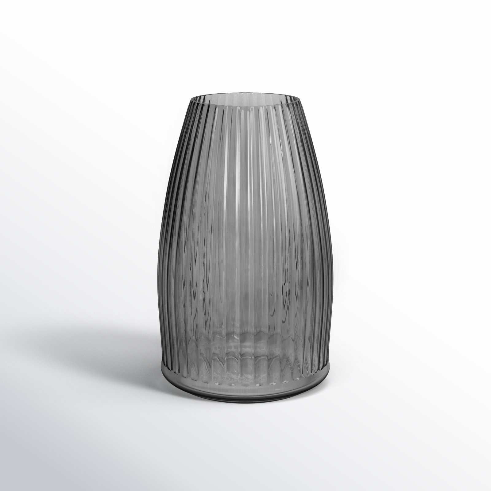 Ruebin 8'' Glass Table Vase, Black