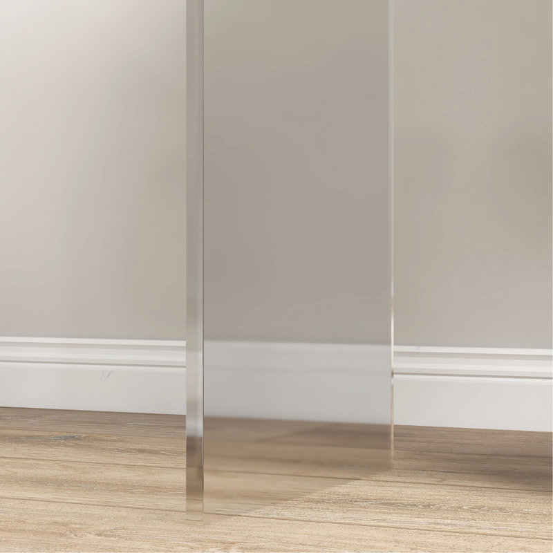 Table basse rectangulaire 21 po en acrylique transparent, table d'appoint moderne cascade de 15 mm d'épaisseur