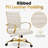 Naudain Leather Office Chair – Modern Executive Swivel Task Chair with Wheels, Adjustable Height & Padded Arms for Desk or Conference Room-132200685-53751975
