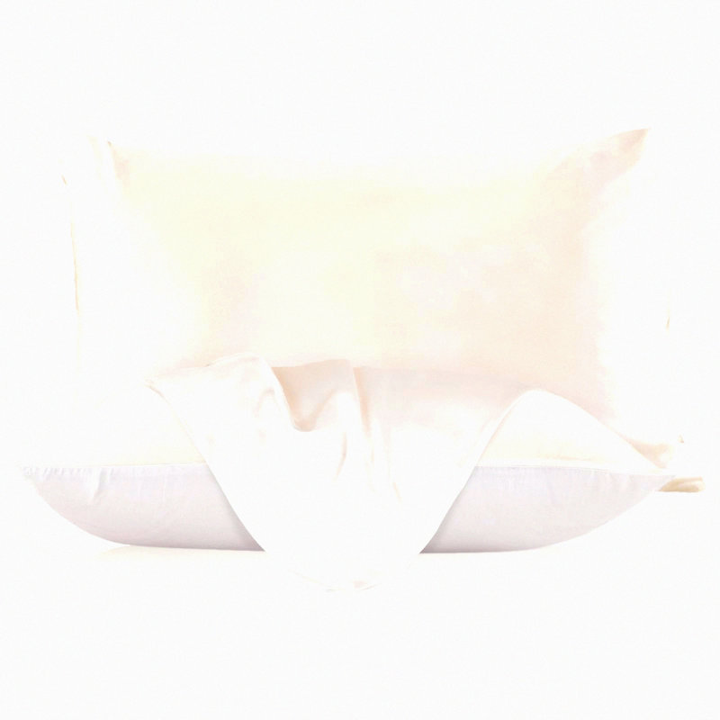 Silk Haircare Pillowcase - 19mm Ivory Cotton Underside - Standard/Queen Size 20x30 Inch - Smooth & Gentle Sleep Cover - Hair Protection - 1pc