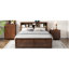 Lit plateforme très grand en bois antique avec tête de lit multifonctionnelle, tiroir -, pas de sommier tapissier nécessaire, construction robuste multi-fonctions, sommier, grand espace de rangement-2032994933