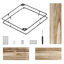 Lorenza 3 Piece Diamond Floating Shelf