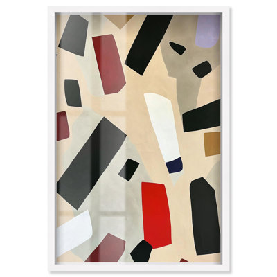 «Mindscape Mosaic III Shadowbox Print Modern Abstract» par Art Remedy