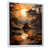 White Floater Framed
