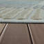 Tapis géométrique beige en polypropylène tissé à la machine Zackarey-1278926095