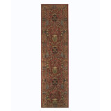 Hand Tufted Wool Floral Area Rug in Pink