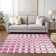Malek Indoor/Outdoor Area Rug with Non-Slip Backing