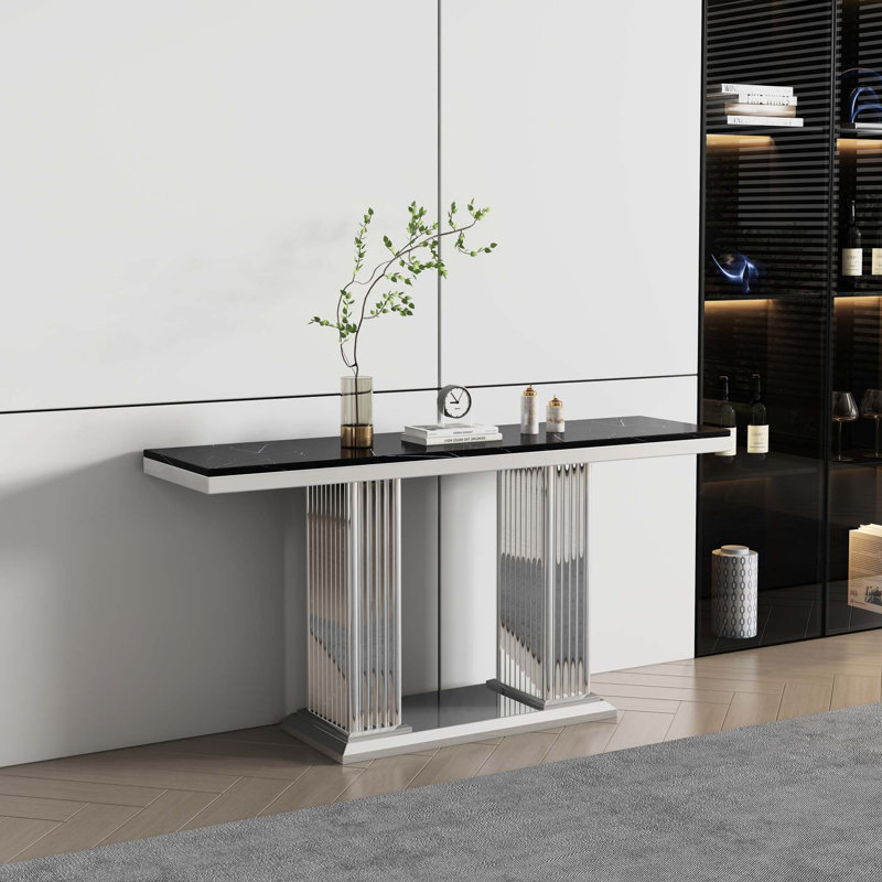 Console 59,06 ", Argent, Noir