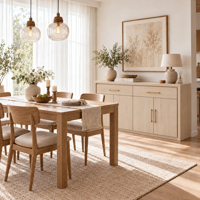 Lentz 167.6cm Sideboard, Ivory White