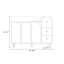 Buffet en bois manufacturé Modern White-1368799074