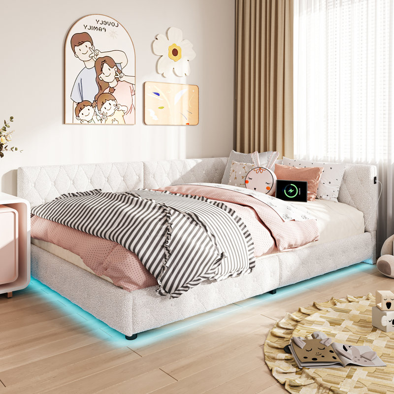 Bed, Double (4'6), White
