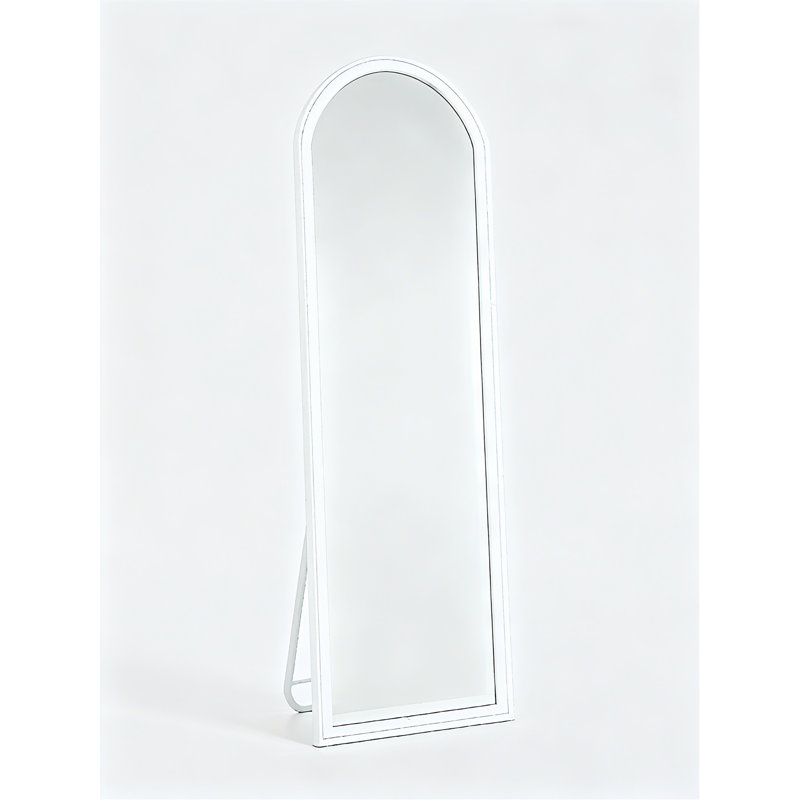 Full Length Mirror 63"X 20" Floor Mirror, Free Standing Full Body Mirror, Wall Mounted Hanging Or Leaning Mirror With Stand For Bedroom, Living Room, Cloakroom