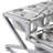 Over-The-Panel Stainless Steel Spice Rack with Adjustable Racks