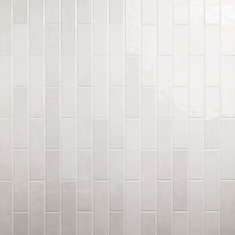 Hoku 3 in. x 12 in. Glossy Ceramic Subway Wall Tile, Pearl