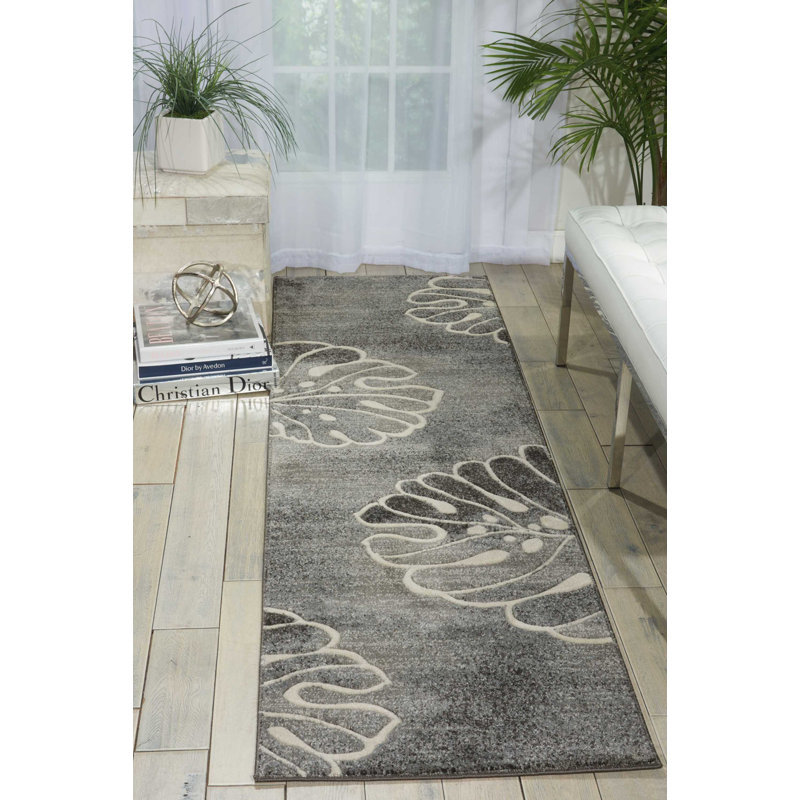 Eurydamas Floral Indoor Rug, Runner 2'2" x 7'6"