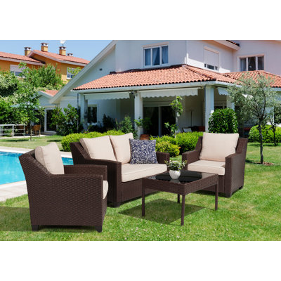4 - Person Patio Conversation Set