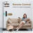 Arc Floor Lamp with Remote & Dimmable LED Bulb