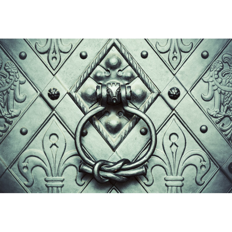 Antique Knocker by PM78 - Wrapped Canvas Print, 30cm H x 46cm W