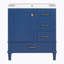 Meuble-lavabo simple 30 po avec plateau Pantilimon-813036447