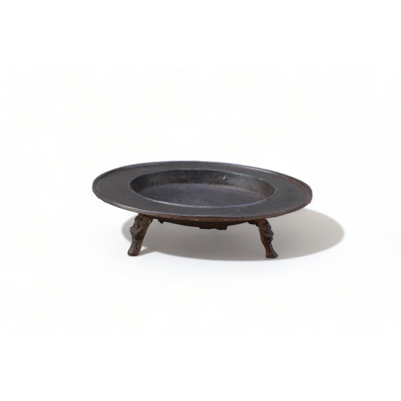 Round Iron Wood Burning Fire Pit