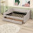 2 Drawers Upholstered Full Daybed with Sturdy Slats Support-1031950162