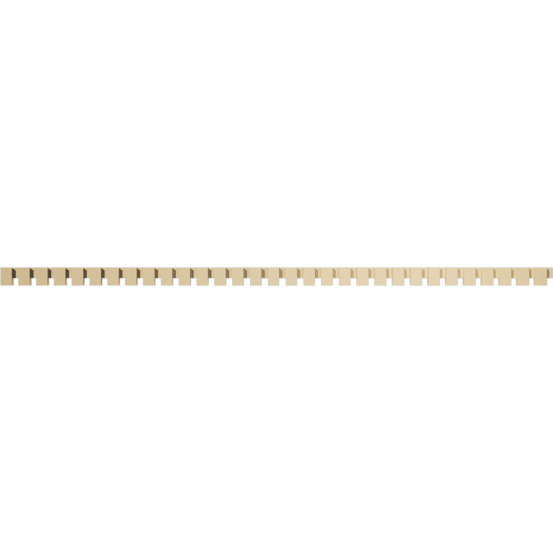 Wilson Signature Urethane Dentil Block Trim, Primed Tan, 3" H x 93" W x 1" D