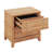 Wooden Nightstand With 3-Drawer, Multifunctional End Table Side Table With Metal Handle, Storage Cabinet With Wood Legs, Set Of Two