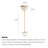 French-Style Glass, Marble & Solid Brass Floor Lamp