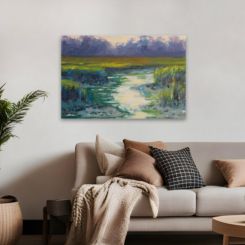 Contemporary Morning Visitor, 48" H x 32" W