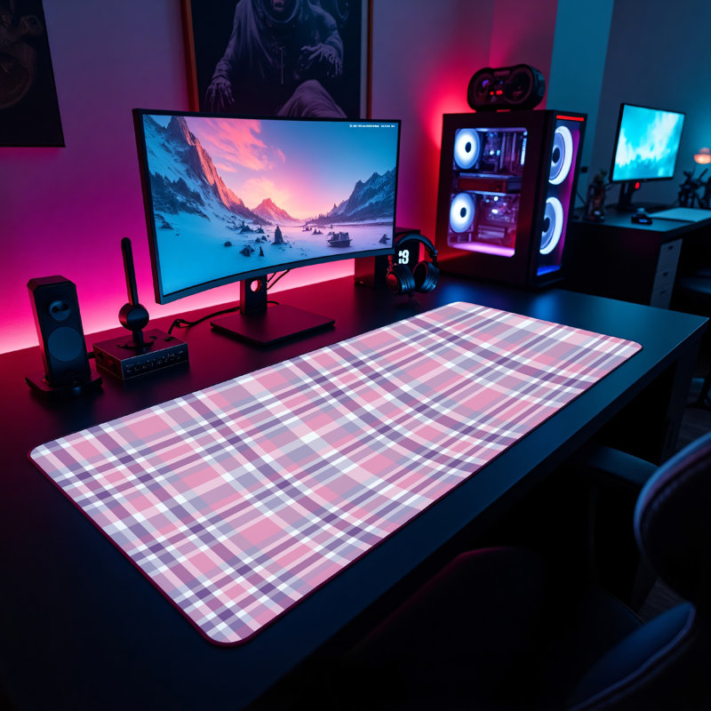 Polyester Desk Pad, 31.5x15.5