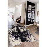 Tapis noir / blanc Dicha