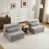 Tissu gris