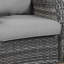 Chaise berçante en osier avec coussins Schutt-925171960