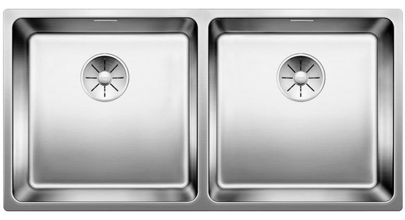 Andano 86.5 x 44cm Double Bowl Inset Kitchen Sink