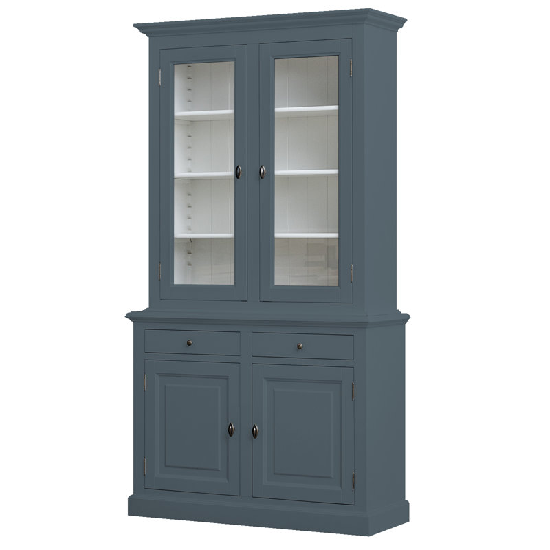 Ava-Kate Display Cabinet, Blue Grey