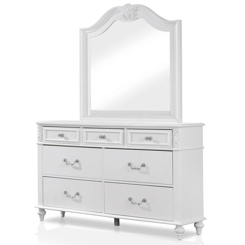 Commode double 7 tiroirs avec miroir Labomber