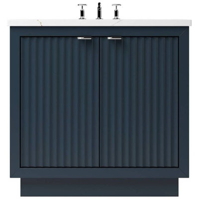 Meuble-lavabo simple Lecrieu