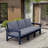 Zolah 3-Person Outdoor HDPE Seating Group with Cushions-1229445045-1229445044